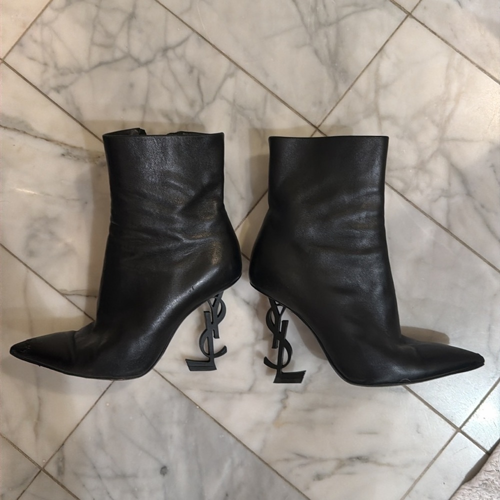 YSL Calfskin Booties